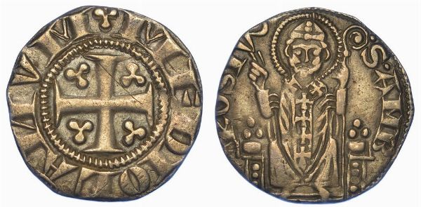 MILANO. ETA' COMUNALE, MET XIII-INIZIO XIV SECOLO. Ambrosino piccolo.  - Asta Numismatica - Associazione Nazionale - Case d'Asta italiane