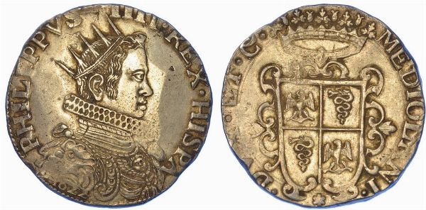 MILANO.  FILIPPO IV D'ASBURGO, 1621-1665. Ducatone 1622.  - Asta Numismatica - Associazione Nazionale - Case d'Asta italiane