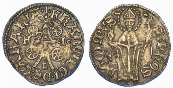 PADOVA. FRANCESCO I DA CARRARA, 1355-1388. Carrarino da 2 Soldi.  - Asta Numismatica - Associazione Nazionale - Case d'Asta italiane