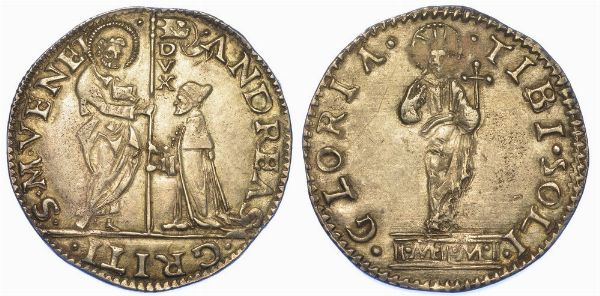 VENEZIA. ANDREA GRITTI, 1523-1532. Mocenigo o Lira.  - Asta Numismatica - Associazione Nazionale - Case d'Asta italiane