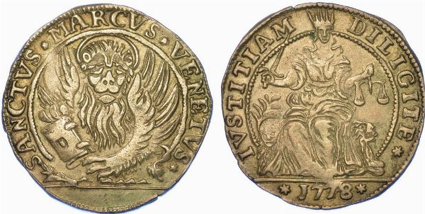 VENEZIA. MONETAZIONE ANONIMA PER LA CITTA DI VENEZIA E TUTTO IL DOMINIO. Lirazza da 30 soldi 1778.  - Asta Numismatica - Associazione Nazionale - Case d'Asta italiane