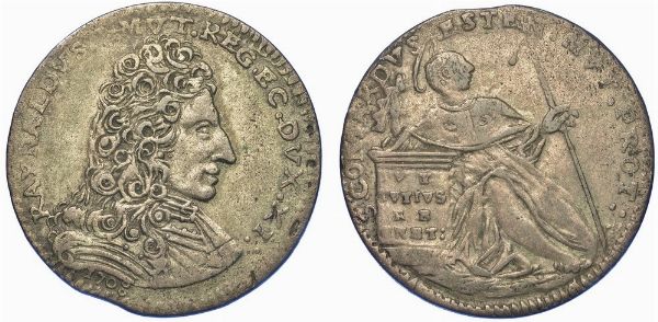 MODENA. RINALDO D'ESTE, 1706-1737. Lira 1708.  - Asta Numismatica - Associazione Nazionale - Case d'Asta italiane