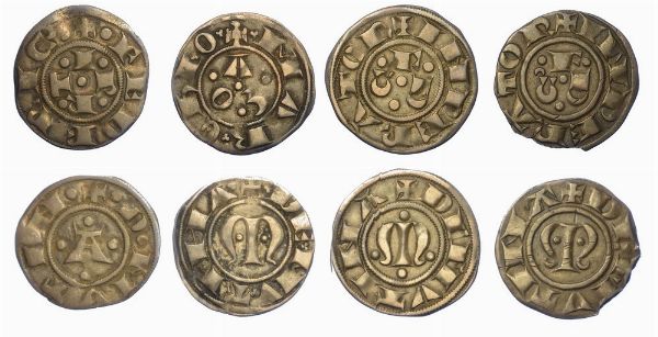 MODENA - XIII/XIV SECOLO. Lotto di quattro monete.  - Asta Numismatica - Associazione Nazionale - Case d'Asta italiane