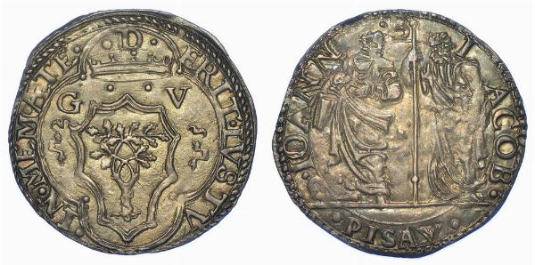 PESARO. GUIDOBALDO II DELLA ROVERE, 1538-1574. Giulio o Paolo s.d.  - Asta Numismatica - Associazione Nazionale - Case d'Asta italiane