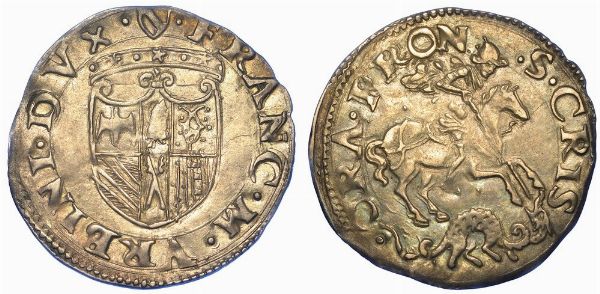 URBINO. FRANCESCO MARIA I DELLA ROVERE, 1508-1516 e 1521-1538. Grosso.  - Asta Numismatica - Associazione Nazionale - Case d'Asta italiane