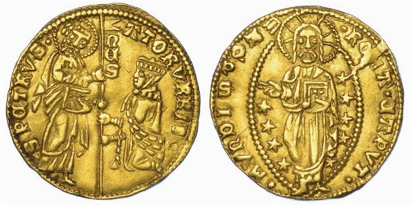 ROMA. SENATO ROMANO, 1184-1447. Ducato (monetazione dei sec. XIV-XV).  - Asta Numismatica - Associazione Nazionale - Case d'Asta italiane