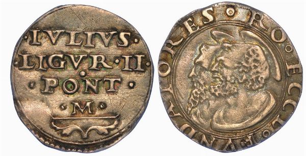 ROMA. GIULIO II, 1503-1513. Terzo di Giulio.  - Asta Numismatica - Associazione Nazionale - Case d'Asta italiane