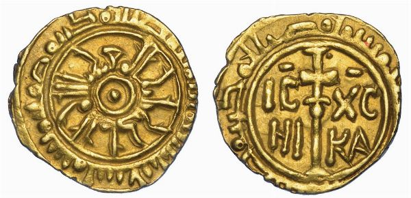 MESSINA. GUGLIELMO I, 1154-1166. Tar, anno 1154.  - Asta Numismatica - Associazione Nazionale - Case d'Asta italiane