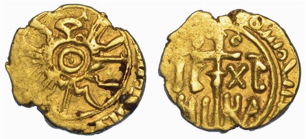 MESSINA. GUGLIELMO I, 1154-1166. Tar, anno 1154.  - Asta Numismatica - Associazione Nazionale - Case d'Asta italiane