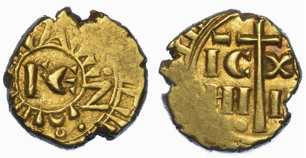 MESSINA. FEDERICO II, 1197-1250. Multiplo di Tar.  - Asta Numismatica - Associazione Nazionale - Case d'Asta italiane