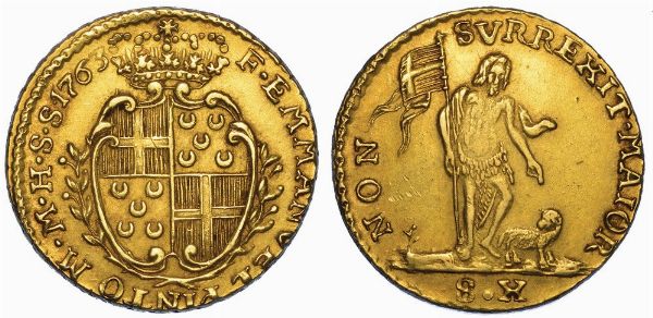 MALTA. EMANUELE PINTO, 1741-1773. 10 scudi 1763.  - Asta Numismatica - Associazione Nazionale - Case d'Asta italiane