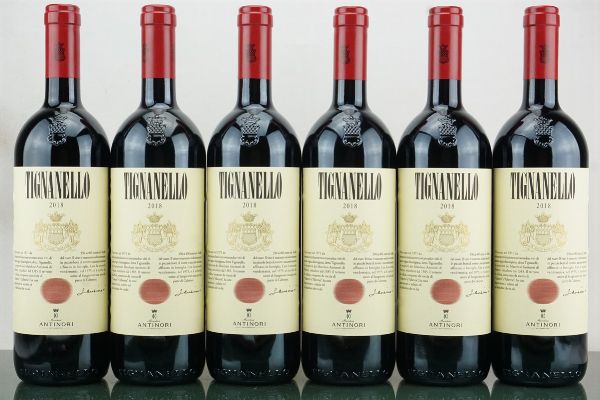 Tignanello Antinori 2018  - Asta LA RAFFINATEZZA DELLA COMPLESSITA' - Vini Pregiati e da Collezione - Associazione Nazionale - Case d'Asta italiane