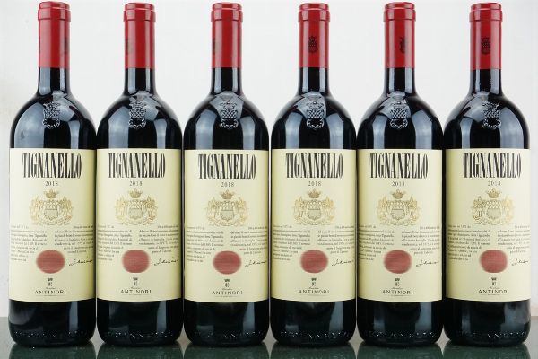 Tignanello Antinori 2018  - Asta LA RAFFINATEZZA DELLA COMPLESSITA' - Vini Pregiati e da Collezione - Associazione Nazionale - Case d'Asta italiane