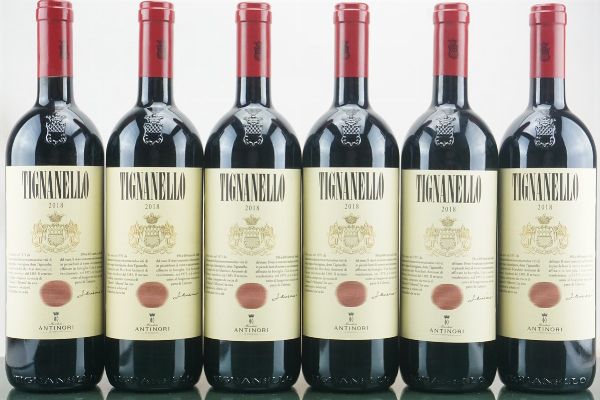 Tignanello Antinori 2018  - Asta LA RAFFINATEZZA DELLA COMPLESSITA' - Vini Pregiati e da Collezione - Associazione Nazionale - Case d'Asta italiane