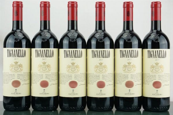 Tignanello Antinori 2017  - Asta LA RAFFINATEZZA DELLA COMPLESSITA' - Vini Pregiati e da Collezione - Associazione Nazionale - Case d'Asta italiane