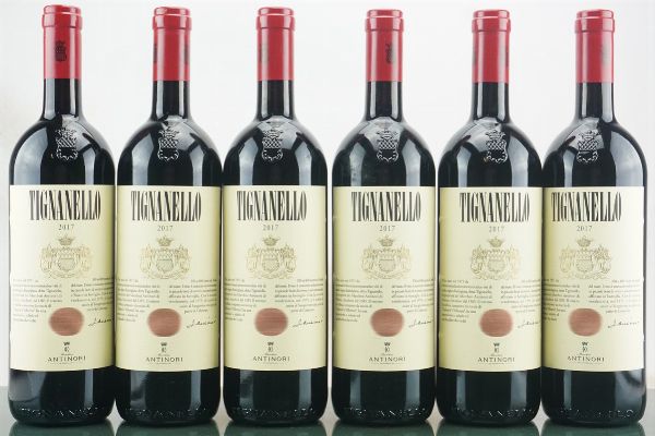 Tignanello Antinori 2017  - Asta LA RAFFINATEZZA DELLA COMPLESSITA' - Vini Pregiati e da Collezione - Associazione Nazionale - Case d'Asta italiane