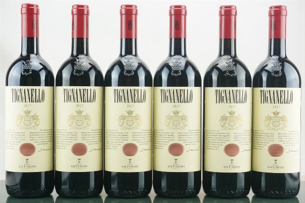 Tignanello Antinori 2017  - Asta LA RAFFINATEZZA DELLA COMPLESSITA' - Vini Pregiati e da Collezione - Associazione Nazionale - Case d'Asta italiane