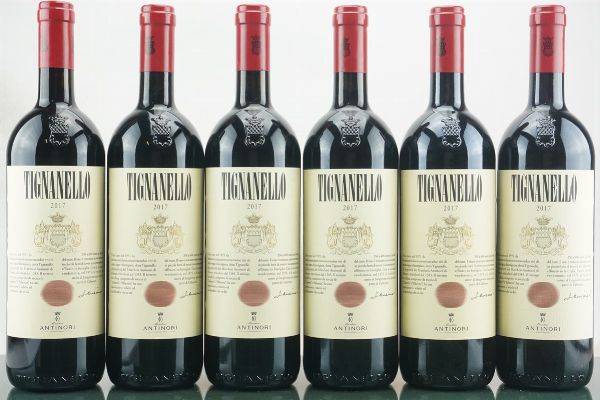 Tignanello Antinori 2017  - Asta LA RAFFINATEZZA DELLA COMPLESSITA' - Vini Pregiati e da Collezione - Associazione Nazionale - Case d'Asta italiane