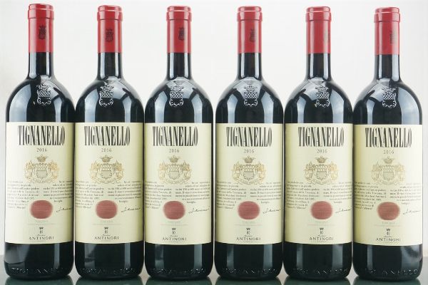 Tignanello Antinori 2016  - Asta LA RAFFINATEZZA DELLA COMPLESSITA' - Vini Pregiati e da Collezione - Associazione Nazionale - Case d'Asta italiane