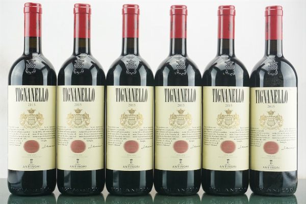 Tignanello Antinori 2015  - Asta LA RAFFINATEZZA DELLA COMPLESSITA' - Vini Pregiati e da Collezione - Associazione Nazionale - Case d'Asta italiane