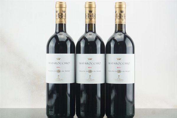 Matarocchio Tenuta Guado al Tasso Antinori 2011  - Asta LA RAFFINATEZZA DELLA COMPLESSITA' - Vini Pregiati e da Collezione - Associazione Nazionale - Case d'Asta italiane