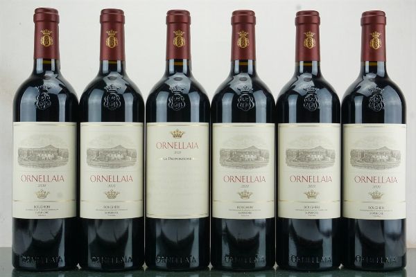 Ornellaia 2020  - Asta LA RAFFINATEZZA DELLA COMPLESSITA' - Vini Pregiati e da Collezione - Associazione Nazionale - Case d'Asta italiane