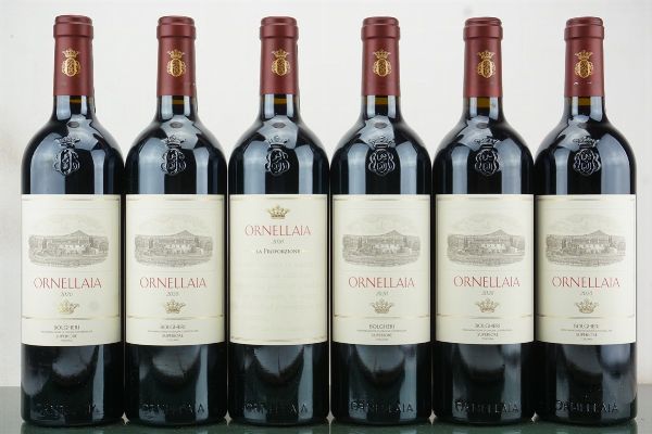 Ornellaia 2020  - Asta LA RAFFINATEZZA DELLA COMPLESSITA' - Vini Pregiati e da Collezione - Associazione Nazionale - Case d'Asta italiane