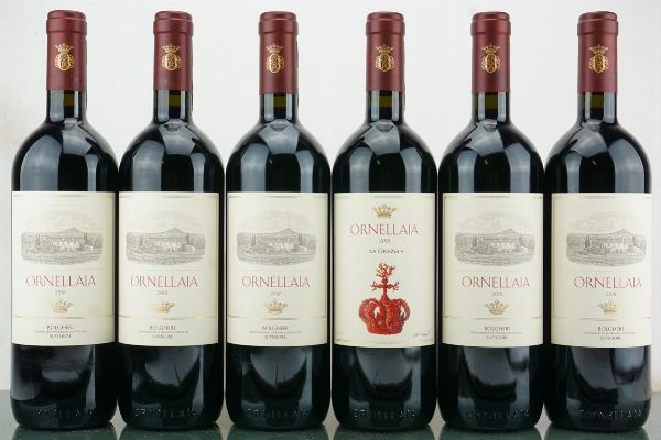 Ornellaia 2018  - Asta LA RAFFINATEZZA DELLA COMPLESSITA' - Vini Pregiati e da Collezione - Associazione Nazionale - Case d'Asta italiane