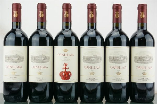 Ornellaia 2018  - Asta LA RAFFINATEZZA DELLA COMPLESSITA' - Vini Pregiati e da Collezione - Associazione Nazionale - Case d'Asta italiane