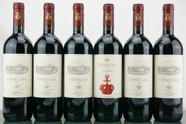 Ornellaia 2018  - Asta LA RAFFINATEZZA DELLA COMPLESSITA' - Vini Pregiati e da Collezione - Associazione Nazionale - Case d'Asta italiane