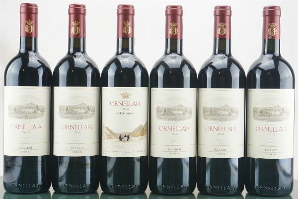 Ornellaia 2013  - Asta LA RAFFINATEZZA DELLA COMPLESSITA' - Vini Pregiati e da Collezione - Associazione Nazionale - Case d'Asta italiane