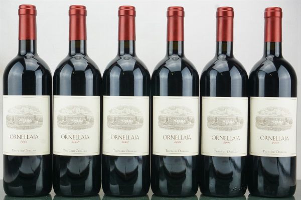 Ornellaia 2001  - Asta LA RAFFINATEZZA DELLA COMPLESSITA' - Vini Pregiati e da Collezione - Associazione Nazionale - Case d'Asta italiane