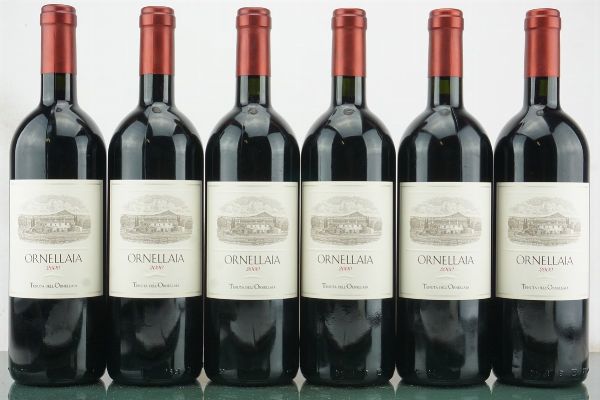 Ornellaia 2000  - Asta LA RAFFINATEZZA DELLA COMPLESSITA' - Vini Pregiati e da Collezione - Associazione Nazionale - Case d'Asta italiane