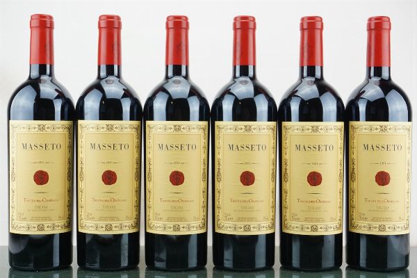 Masseto 2001  - Asta LA RAFFINATEZZA DELLA COMPLESSITA' - Vini Pregiati e da Collezione - Associazione Nazionale - Case d'Asta italiane