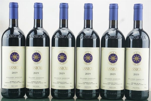 Sassicaia Tenuta San Guido 2019  - Asta LA RAFFINATEZZA DELLA COMPLESSITA' - Vini Pregiati e da Collezione - Associazione Nazionale - Case d'Asta italiane