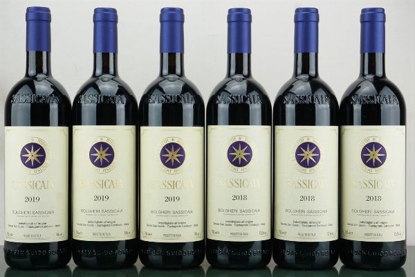 Sassicaia Tenuta San Guido  - Asta LA RAFFINATEZZA DELLA COMPLESSITA' - Vini Pregiati e da Collezione - Associazione Nazionale - Case d'Asta italiane