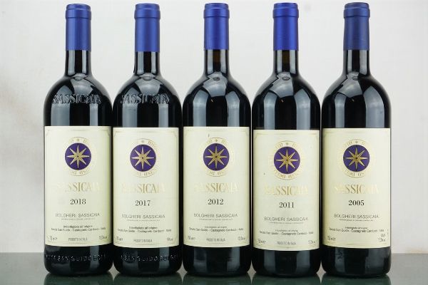 Sassicaia Tenuta San Guido  - Asta LA RAFFINATEZZA DELLA COMPLESSITA' - Vini Pregiati e da Collezione - Associazione Nazionale - Case d'Asta italiane