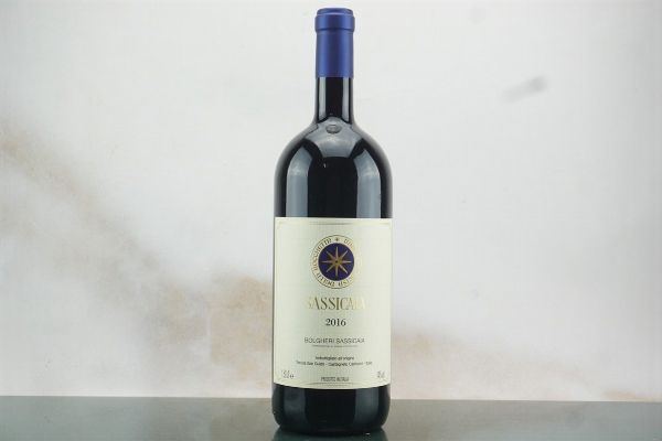 Sassicaia Tenuta San Guido 2016  - Asta LA RAFFINATEZZA DELLA COMPLESSITA' - Vini Pregiati e da Collezione - Associazione Nazionale - Case d'Asta italiane