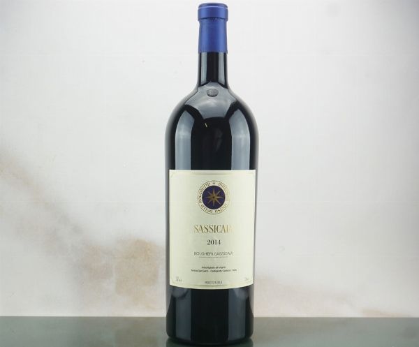 Sassicaia Tenuta San Guido 2014  - Asta LA RAFFINATEZZA DELLA COMPLESSITA' - Vini Pregiati e da Collezione - Associazione Nazionale - Case d'Asta italiane