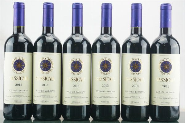 Sassicaia Tenuta San Guido 2013  - Asta LA RAFFINATEZZA DELLA COMPLESSITA' - Vini Pregiati e da Collezione - Associazione Nazionale - Case d'Asta italiane