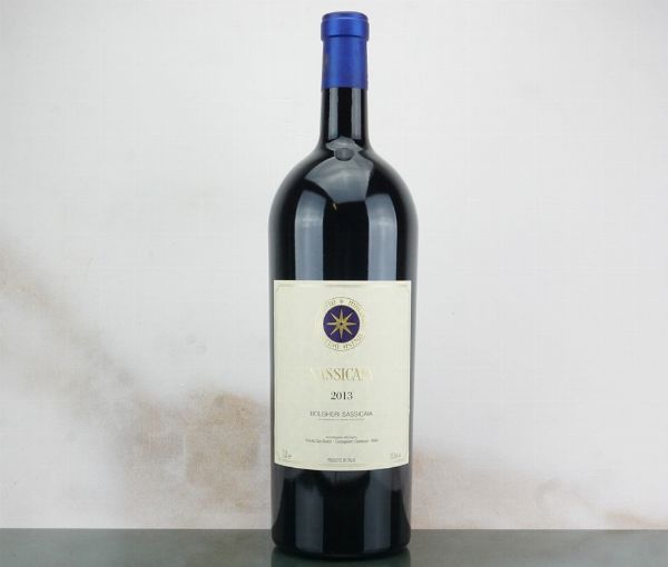 Sassicaia Tenuta San Guido 2013  - Asta LA RAFFINATEZZA DELLA COMPLESSITA' - Vini Pregiati e da Collezione - Associazione Nazionale - Case d'Asta italiane