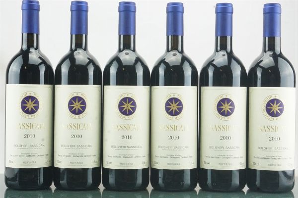 Sassicaia Tenuta San Guido 2010  - Asta LA RAFFINATEZZA DELLA COMPLESSITA' - Vini Pregiati e da Collezione - Associazione Nazionale - Case d'Asta italiane