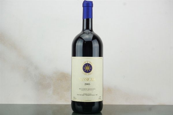 Sassicaia Tenuta San Guido 2005  - Asta LA RAFFINATEZZA DELLA COMPLESSITA' - Vini Pregiati e da Collezione - Associazione Nazionale - Case d'Asta italiane