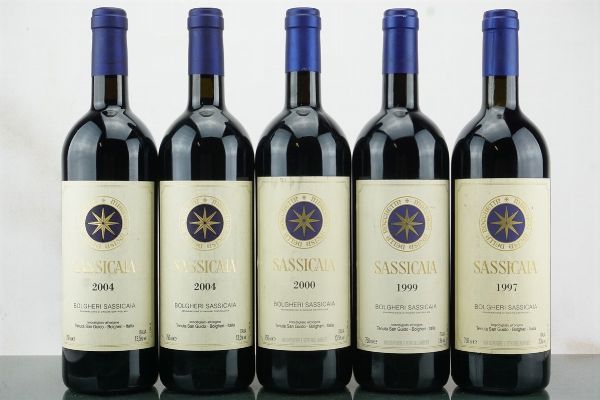 Sassicaia Tenuta San Guido  - Asta LA RAFFINATEZZA DELLA COMPLESSITA' - Vini Pregiati e da Collezione - Associazione Nazionale - Case d'Asta italiane