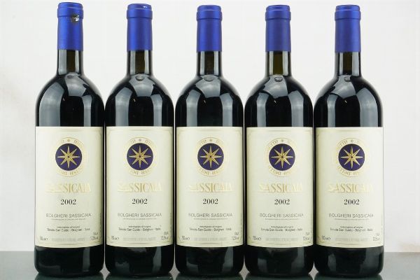 Sassicaia Tenuta San Guido 2002  - Asta LA RAFFINATEZZA DELLA COMPLESSITA' - Vini Pregiati e da Collezione - Associazione Nazionale - Case d'Asta italiane