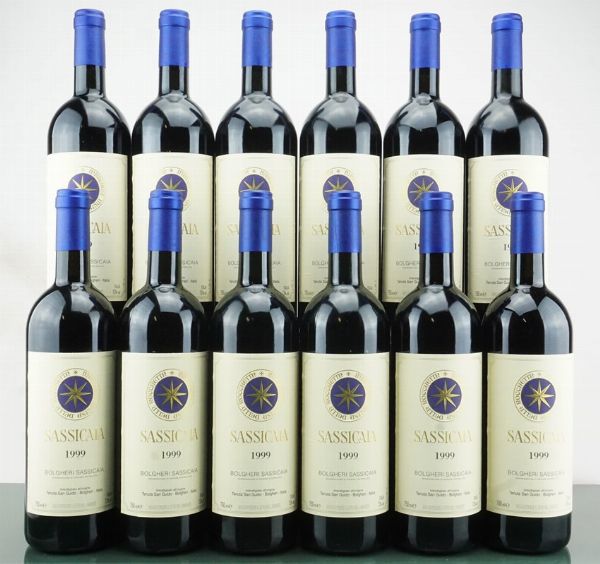 Sassicaia Tenuta San Guido 1999  - Asta LA RAFFINATEZZA DELLA COMPLESSITA' - Vini Pregiati e da Collezione - Associazione Nazionale - Case d'Asta italiane