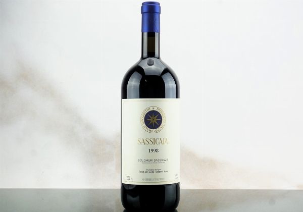 Sassicaia Tenuta San Guido 1998  - Asta LA RAFFINATEZZA DELLA COMPLESSITA' - Vini Pregiati e da Collezione - Associazione Nazionale - Case d'Asta italiane