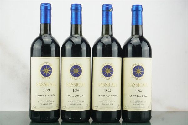 Sassicaia Tenuta San Guido 1993  - Asta LA RAFFINATEZZA DELLA COMPLESSITA' - Vini Pregiati e da Collezione - Associazione Nazionale - Case d'Asta italiane