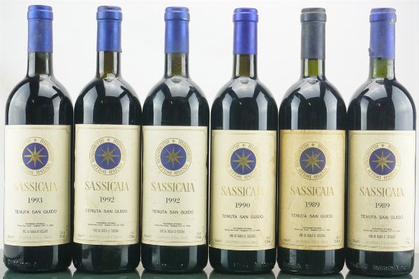 Sassicaia Tenuta San Guido  - Asta LA RAFFINATEZZA DELLA COMPLESSITA' - Vini Pregiati e da Collezione - Associazione Nazionale - Case d'Asta italiane