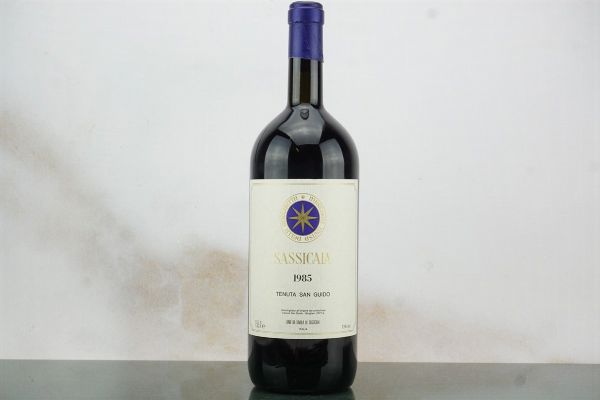 Sassicaia Tenuta San Guido 1985  - Asta LA RAFFINATEZZA DELLA COMPLESSITA' - Vini Pregiati e da Collezione - Associazione Nazionale - Case d'Asta italiane